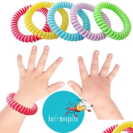 Ongediertebestrijding Kinderen Muggenmelk Armband Polsbandje Anti-muggen Telefoonring Ketting Ontwerp Drop Delivery Huis Tuin Huishouden Dhq3N