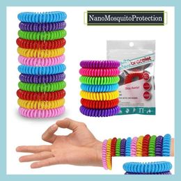 Ongediertebestrijding muggenwerende armbanden Handpolsband telefoonringketen ADT Kinderen gebruiken antimosquito armband ongediertebanden DH0OD