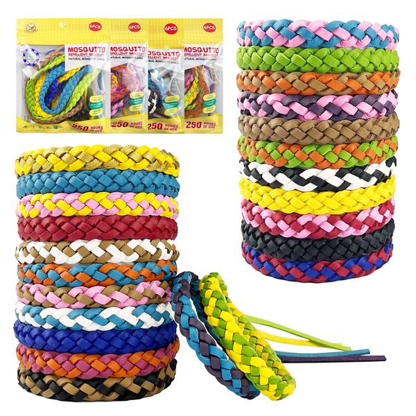 Bracelets anti-moustiques antiparasitaires Bandes en cuir PU Bracelets Deet sans danger pour les adultes et les enfants Caméra extérieure intérieure Natation Fishin Dhwli