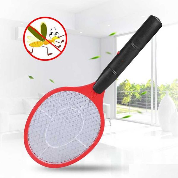 Contrôle des ravageurs TTER Killer Repeller Bug Zapper Racket tue Electric Mosquito Anti Fly Long Pandle Summer Triple 0129 Drop livraison DHGNR