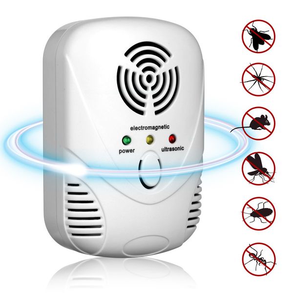 Pest Control ultrasons Pest Repeller Mosquito Killer électronique anti rongeur insectes répulsif taupe souris cafard souris EU US Y200106