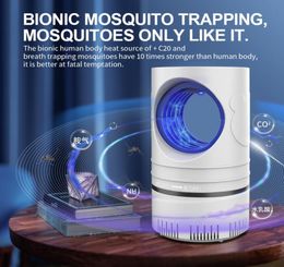 Contrôle des parasites USB Mosquitoes Mosquitoes Lampes tueuses intérieures Pièges de mouche attirants pour les moustiques Mosquitoes rechargeables Piège clair Lam5785748