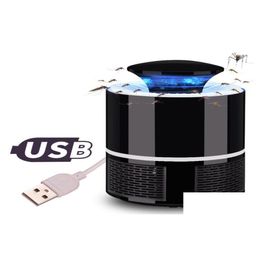 Ongediertebestrijding USB-elektronica Muggenverdelger Lamp Ongediertebestrijding Elektrische vliegenvanger Led-licht Bug Insect Repeller6503939 Drop Delivery Ho Otgih