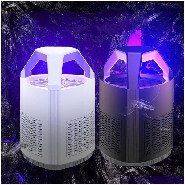 Pest Control Usb Mute Mosquito Killer Lamp Rechargeable P Ocatalyst Zapper Repellent Lights Device Drop Delivery Home Garden Househo Dhj1S
