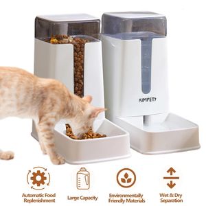 Huisdier Automatische Feeders 35L Water Dispenser Kat Drinker Voeden En Drenken Voedsel Feed Drinkbak Voor Honden Accessoires 240116