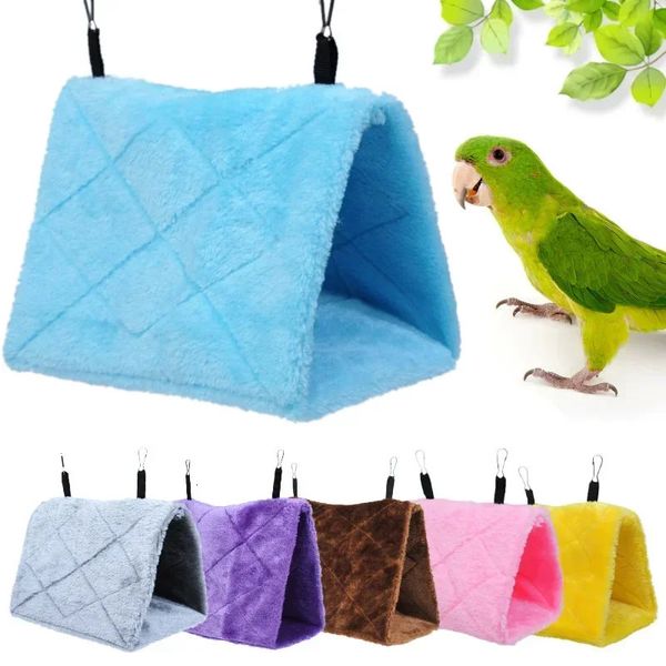 Pet Bird Parrot Cages Hamac Warm Sanging Tent Lit pour les accessoires de décoration de cage de couchage Nid 240416