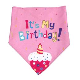 Chapeaux d'anniversaire pour animaux de compagnie pour garçons Girls Holiday Party Apparel Accessoires pour petits chiots moyens chats Dogies Cone Bandana