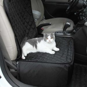 Cubierta de asiento de coche para mascotas 2 en 1 Protector transportador impermeable cesta para gatos hamaca para perros 3228