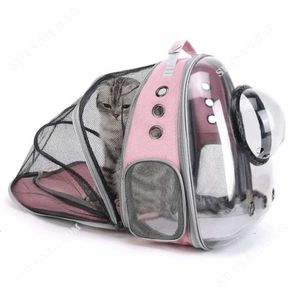 Sacs de transport pour animaux de compagnie, caisses de transport pour chats, maisons, sac à dos extensible, grand Transparent, voyage pour animaux de compagnie, chiot, chien, Transport, espace Capsule, sac à dos pour animaux de compagnie