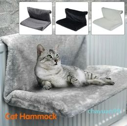 Huisdier Kat Dierenhangmat Luxe Radiatorbed Hangend Winter Warm Fleece Mand Hangmatten Metaal Ijzeren Frame Slapen voor katten