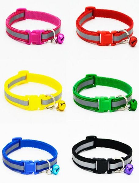 Pet Cat Collar Products For Small Puppy Pet Pet Dog Colliers Bell Ajustement de boucle réglable Leash Dogcollar Harness Chihuahua 017293430