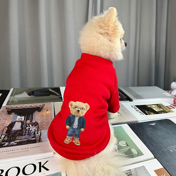 Sweat-shirt d'ours à chien pour animaux de compagnie Sweatshirt à deux pattes