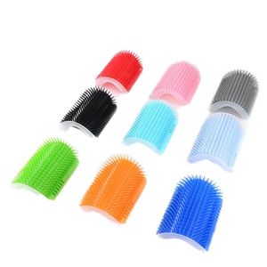 Animal de compagnie chat auto toiletteur pour chat outil de toilettage peigne d'épilation chiens chat coin brosse perte de cheveux coupe appareil de massage avec herbe à chat LL