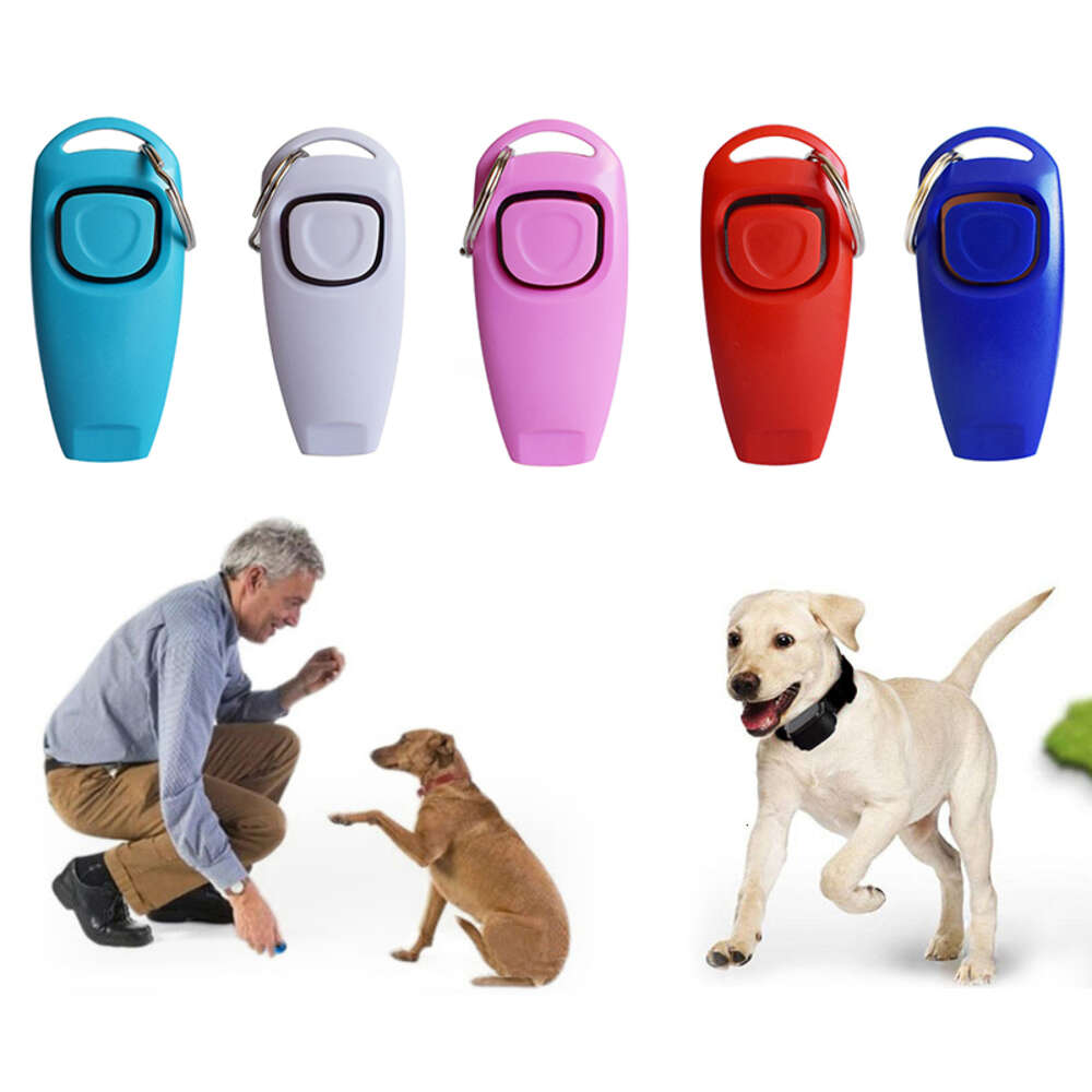 Кликер для дрессировки домашних животных, пластиковый новый клик-тренажер, портативный вспомогательный регулируемый браслет, звуковой брелок для ключей, товары для собак, хит продаж, TLY037