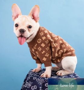Huisdierkleding klassieke luxe hondenkleding teckel hondentruien voor kleine honden hoge elasticiteit zachte en comfortabele designer huisdier trui