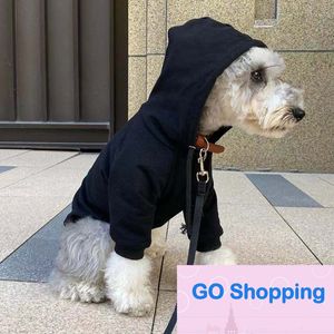 Ropa para mascotas marca de moda perros ropa de algodón suéter con capucha perro pequeño Bichon Jarre Aero Bull mascota ropa de dos pies