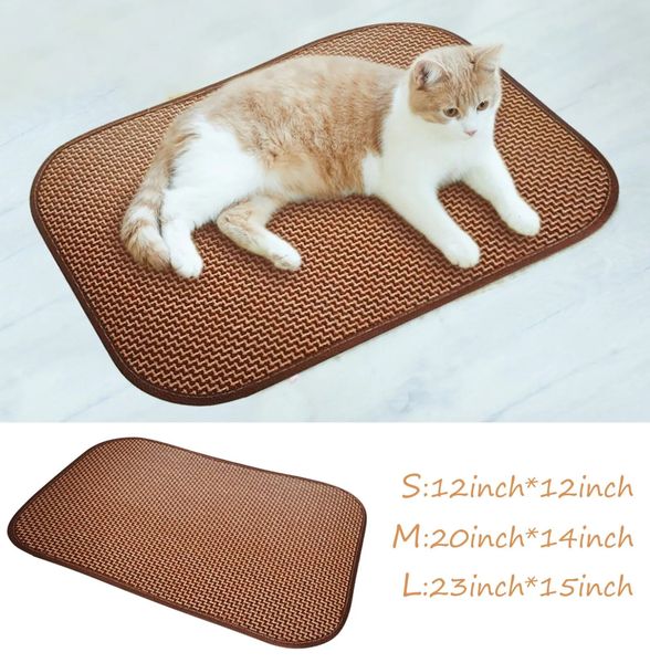 Animal de compagnie Gel Cold Pad Dog Ice Cream Summer Soft Ofrefracing Mat Mattress Mattreux PETS LIT CHAT CUSHION 240416