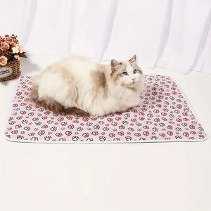 Tapis de refroidissement confortable pour animaux de compagnie avec des motifs mignons chat et chien tapis de couchage lits pour animaux de compagnie coussin de canapé