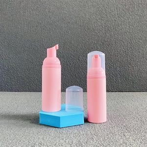 Huisdier cosmetische roze 60 ml 80 ml schuim lash cleanser pomp fles 100 ml schuimende handzeep fles voor wimper shampoo