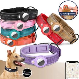Pet Dog Accessories Apple Airtag Antilost Collar voor beschermingstracker Cat Locator Waterdichte riem 240508