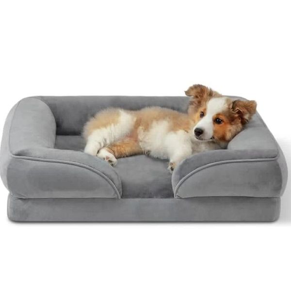 Lit pour chien, canapé élégant, niche pour chien et chat, tapis de coussin amovible pour grand chien, canapé de salon, lits pour animaux de compagnie, petits et moyens chiens