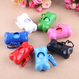 Pet Hond Bone Style Case voor Poop Afvalzakken Bone Dispenser Pet Producten Gratis verzending