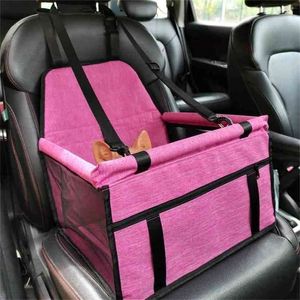 Couvercle de siège d'auto pour chiens de compagnie ry house chat sac chiot voyage pliant hamac étanche panier de panier s 210915