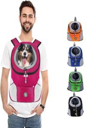 Pet Dog Carrier Bag Carrier voor honden rugzak draagbare reizen ademende hondentas outdoor hondendrager tas huisdier draagbenodigdheden 240509