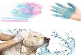 Pet Dog Chat Bath Brush Grooming Massage Glove Accessoires Pet Supply Dogs Cat Tools Pet Comb9203489