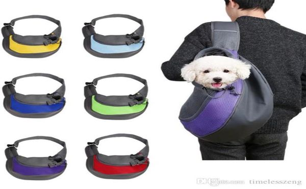 Pet Dog Cat Transporteur Sac à bandoulière Front Comfort Travels Tote Single Bag Puppy Portable Pet Backpack Supplies pour animaux de compagnie4603833