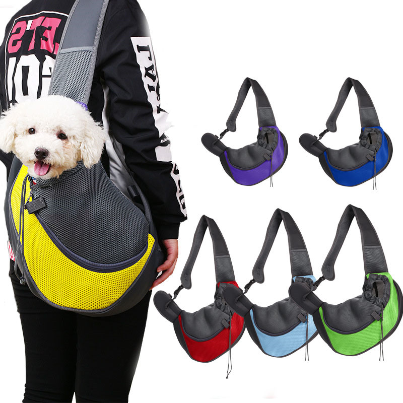 Pet Dog Cat Carrier Bag Front Comfort Travels Tote Borse a tracolla singole Forniture per animali domestici volontà e sabbia