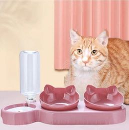 Bol de nourriture pour chats pour chiens pour animaux de compagnie Automatique 2 po.