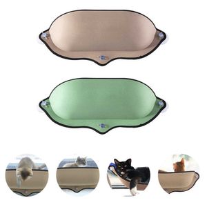 Hond Hond Kat Opknoping Hangmat Bed Mount Venster Pod Lounger Zuignaps Warm Bed voor Pet Cat Rest House Soft Ferret Cage Bed 210713