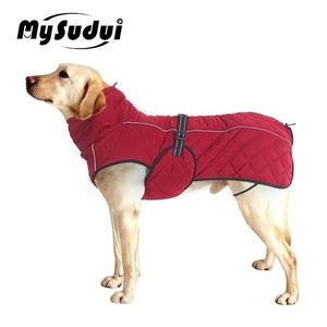 Pet Dog Clothes Winter Down Jacket Pour Medium Large Dogs Outdoor Warm Dog Coats Vestes Vêtements d'hiver Kurtka Ubranka Dla Psa 201102