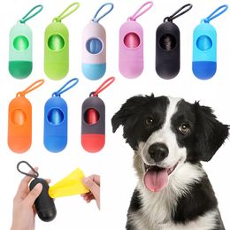 Pet Reinigingsbenodigdheden Honden vuilniszak Capsule-vormige draagbare kaktas Toilet Picker Garbages Tassen Doos Dogs Accessoires