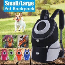Pet Dog Pet Sac à dos sac de voyage portable sac pour animaux de compagnie sac avant en forme de randonnée extérieure