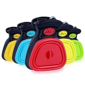 Distributeur de sac de caca pour chien de compagnie Voyage Pliable Pooper Scooper Pelle à caca Propre Collecteur de déchets d'animaux Outils de nettoyage Inventaire de produits pour animaux de compagnie Vente en gros