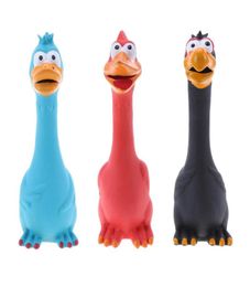 Pet Dog Puppy gritando juguete de pollo de goma para perros Látex Squeaker Squeaker Chew Training Pet Products8546274