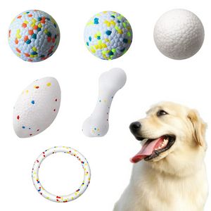 Jouet pour chien de compagnie balle Super résistante aux morsures lumière mâcher ETPU balle haute élastique interactif lancer jouets volants pour chiens accessoires