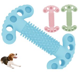 Hond Speelgoed Bot Vorm Tanden Cleanning Speelgoed Rubber Molaire Kauwen Tandenborstel Bijtvaste Huisdier Accessoires Para Perros