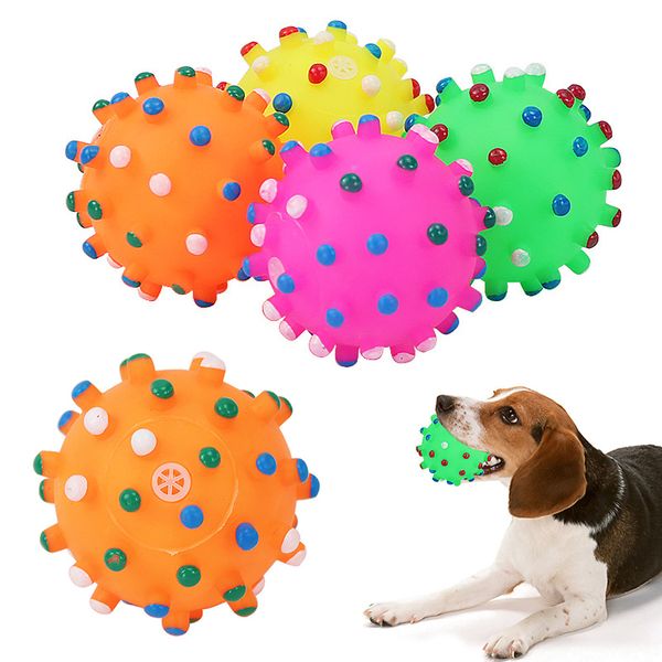 Jouets pour chiens de compagnie accessoires pour chiens balles en caoutchouc interactives jouets pour chiens pour grands chiens chiot chat jouets à mâcher pour chien nettoyage des dents d'animaux