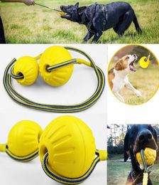 Pet Dog Toys Eva Ball Toys met touw interactief sleepboot van oorlogspeelgoed voor grote honden Elastische drijvende training Chew Toys Dog Supplies 222197957