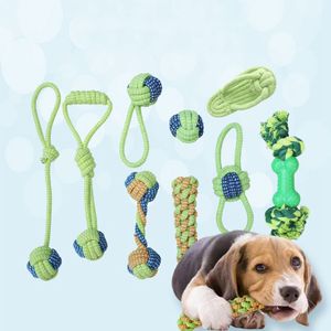 Hondenspeelgoed voor grote honden Klein interactief speelgoed Katoenen touw Mini Hondenspeelgoed Bal voor honden Accessoires Tandenborstel Kauwspeelgoed voor puppy's