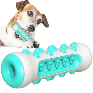 Juguetes para perros para mascotas Estiramiento de goma Bola con fugas Gato Juguete interactivo Masticar Bolas de limpieza de dientes Juguetes para cachorros LJ201125