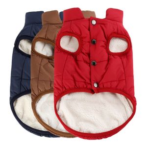 Huisdierhonden kleding voor grote hond winter warme winddichte honden jas jas fleece vest voor chihuahua kleine middelgrote kleding xs-3xl