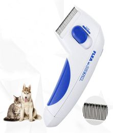 Pet Electric Flea Cat Cat Dog Peig Fleas Tick Grooming Retrosing Tools Cats Automatic Kill Liz Electric Head Brush Pites Produits 277345240