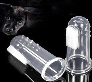 Pet Finger Ceprush Dog Toys Toys Soft Finger Cepillo para perros Dentos Bad Breath Breath Care Dental Tartar Pet Dog Cating Suppliesl Z4539126