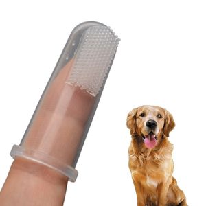 Pet Finger Tandenborstel Zachte Latex Hond Tandenreiniger Kat Tanden Reinigen Tandheelkundige Zorg