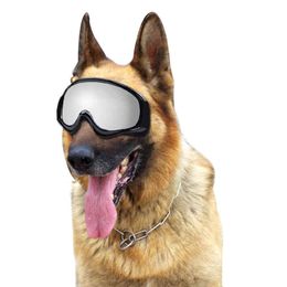 Gafas de mascotas a prueba de viento a prueba de viento al aire libre mediano y grande gafas de sol de perro grande a prueba de nieve militar 3045