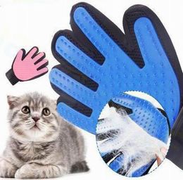 Gant pour animaux de compagnie Antibite gants de toilettage pour chiens Baignoire Nettoyer Masage Répoisement Brosse de chat CHEU
